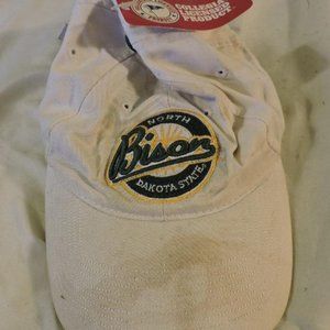 ONE North Dakota State University ND Bison college hat white baseball cap men's